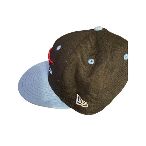 Hickory Crawdads New Era Authentic SZ 6 3/4 59FIFTY Hat Cap Blue - Picture 4 of 9